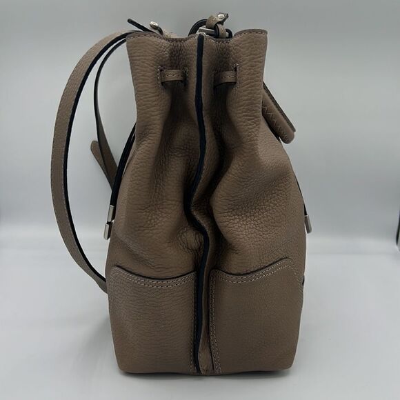 NWT Frye Faye Shoulder Bag- Gray/Taupe - Picture 6 of 11